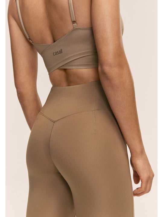 Legginsy treningowe damskie CASALL Soft Touch High Waist Tights kolor zielony
