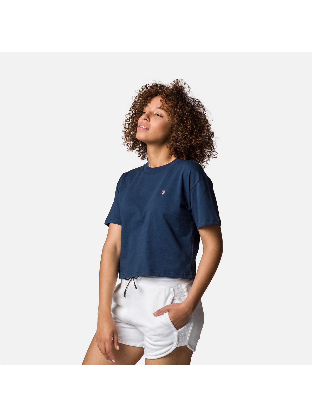 Koszulka Rossignol W Rossi Tee Crop granatowy - Adventure Sports