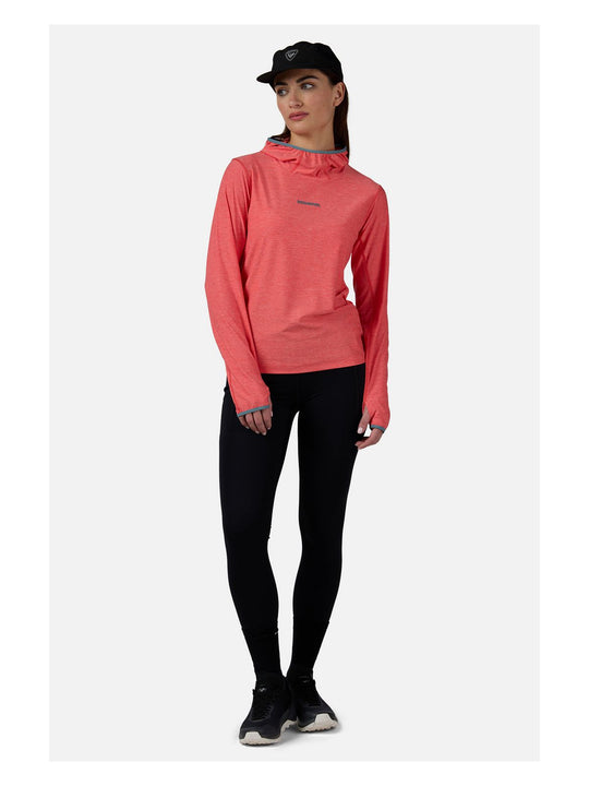 Bluza damska ROSSIGNOL W Westweg Sun Hoodie różowa - Adventure Sports
