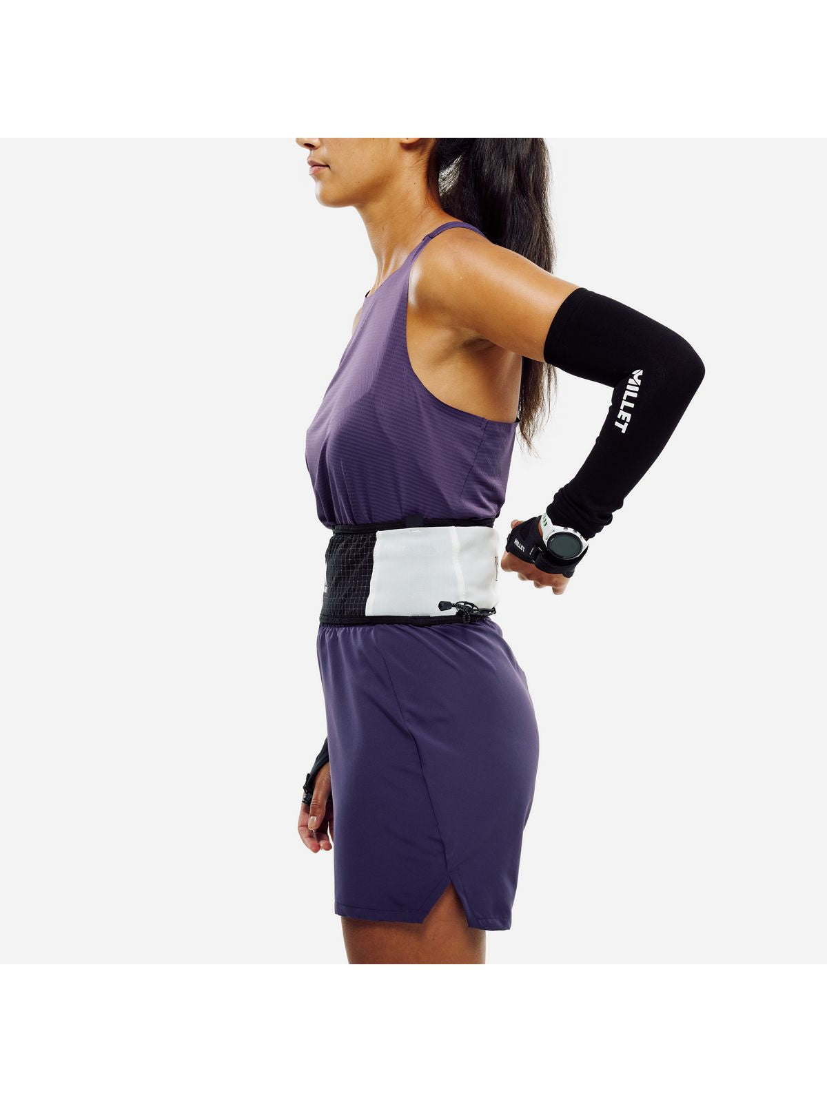 Pas Biegowy MILLET Intense Pro Belt biało czarny