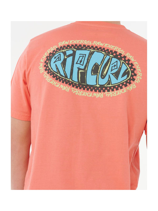 Koszulka RIP CURL RAW ENERGY DE OVAL TEE niebieska

