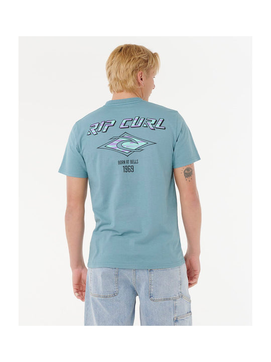 Koszulka RIP CURL FADE OUT ICON TEE niebieska

