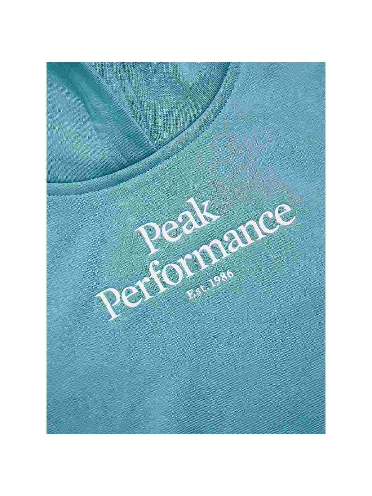 Bluza PEAK PERFORMANCE Original Hood Junior niebieski