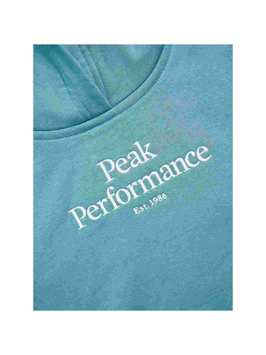 Bluza PEAK PERFORMANCE Original Hood Junior niebieski
