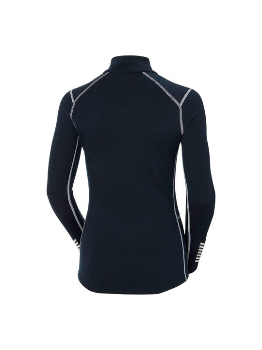 Koszulka damska Helly Hansen W Lifa Merino Midw 1/2 Zip niebieski - Adventure Sports
