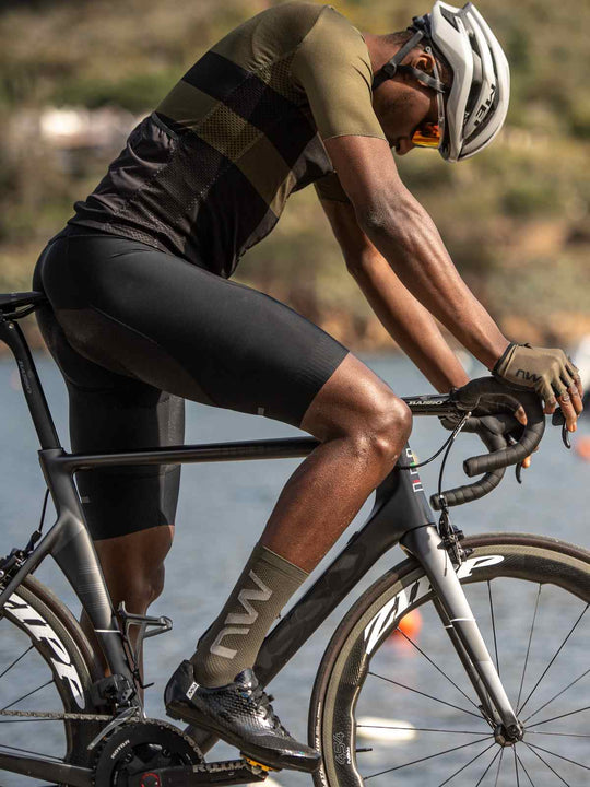 Skarpety rowerowe NORTHWAVE EXTREME AIR - zielony/szary - Adventure Sports
