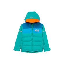 Kurtka narciarska dziecięca HELLY HANSEN K Vertical Ins Jacket kolor zielony
