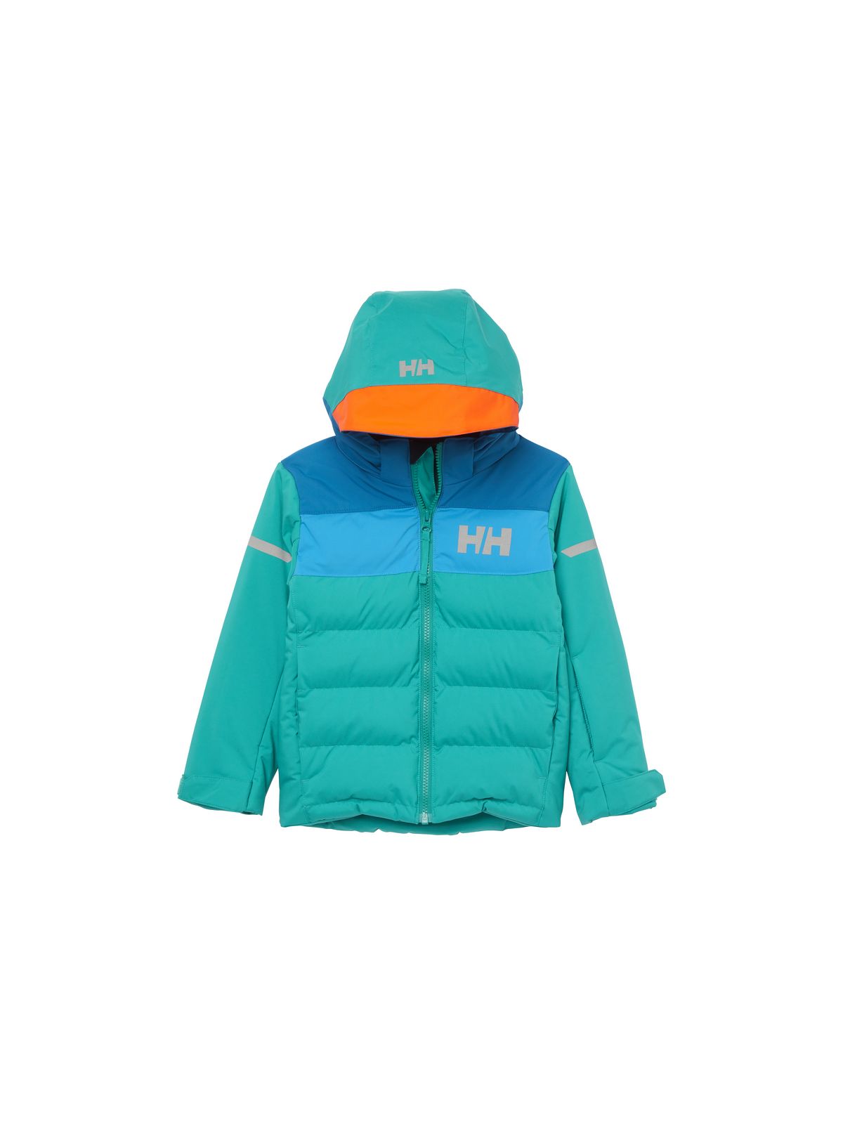 Kurtka narciarska dziecięca HELLY HANSEN K Vertical Ins Jacket kolor zielony
