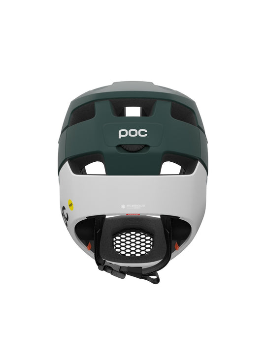 Kask rowerowy POC Otocon Race MIPS zielono biały

