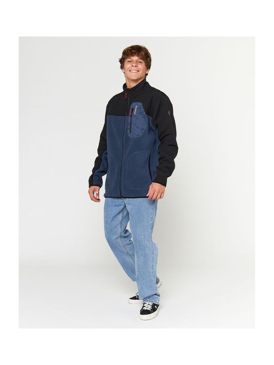 Bluza RIP CURL ANTI SERIES SEARCH ZIP CREW granatowa
