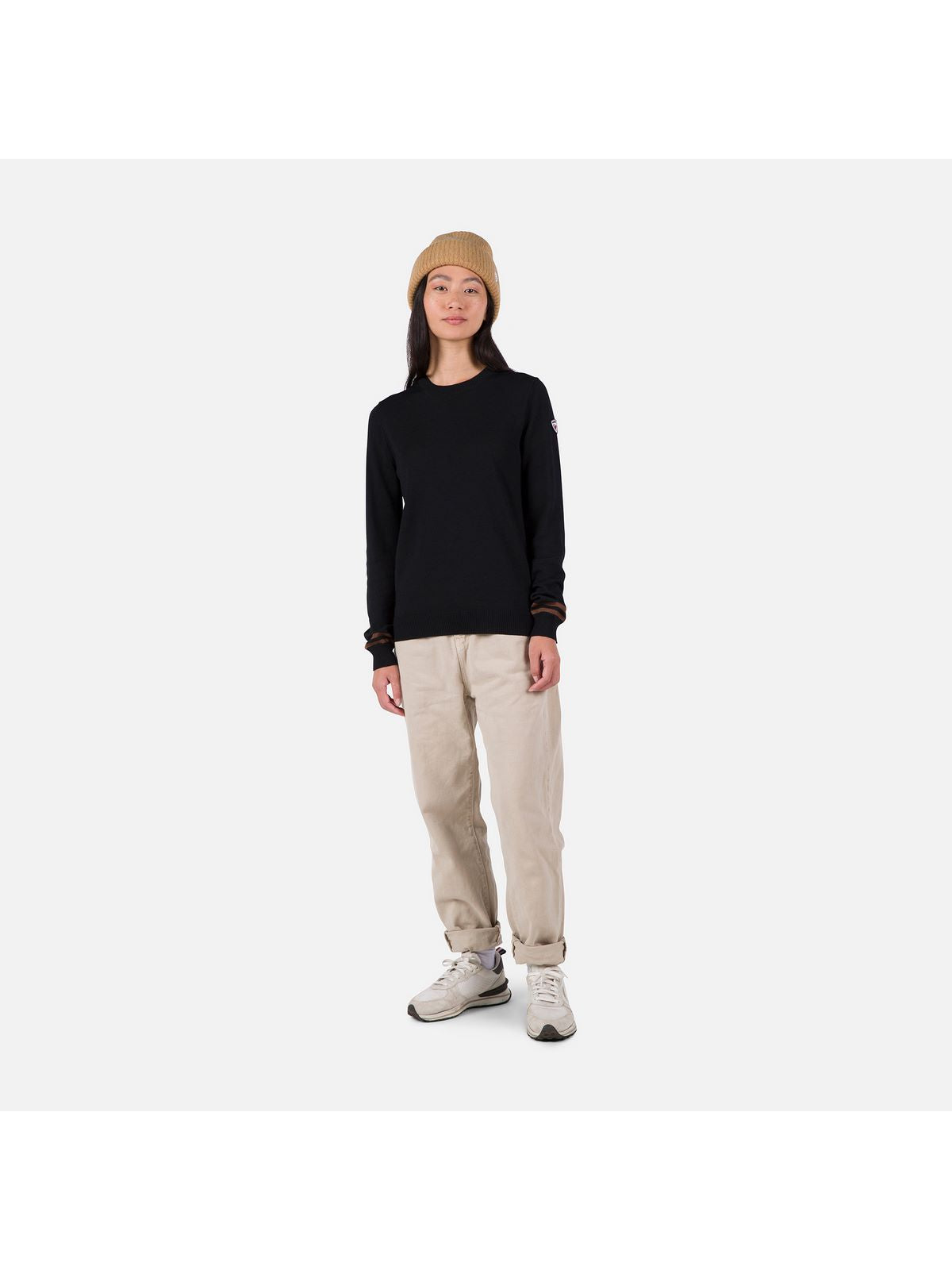 Sweter Rossignol W Corporate Crew Neck czarny - Adventure Sports