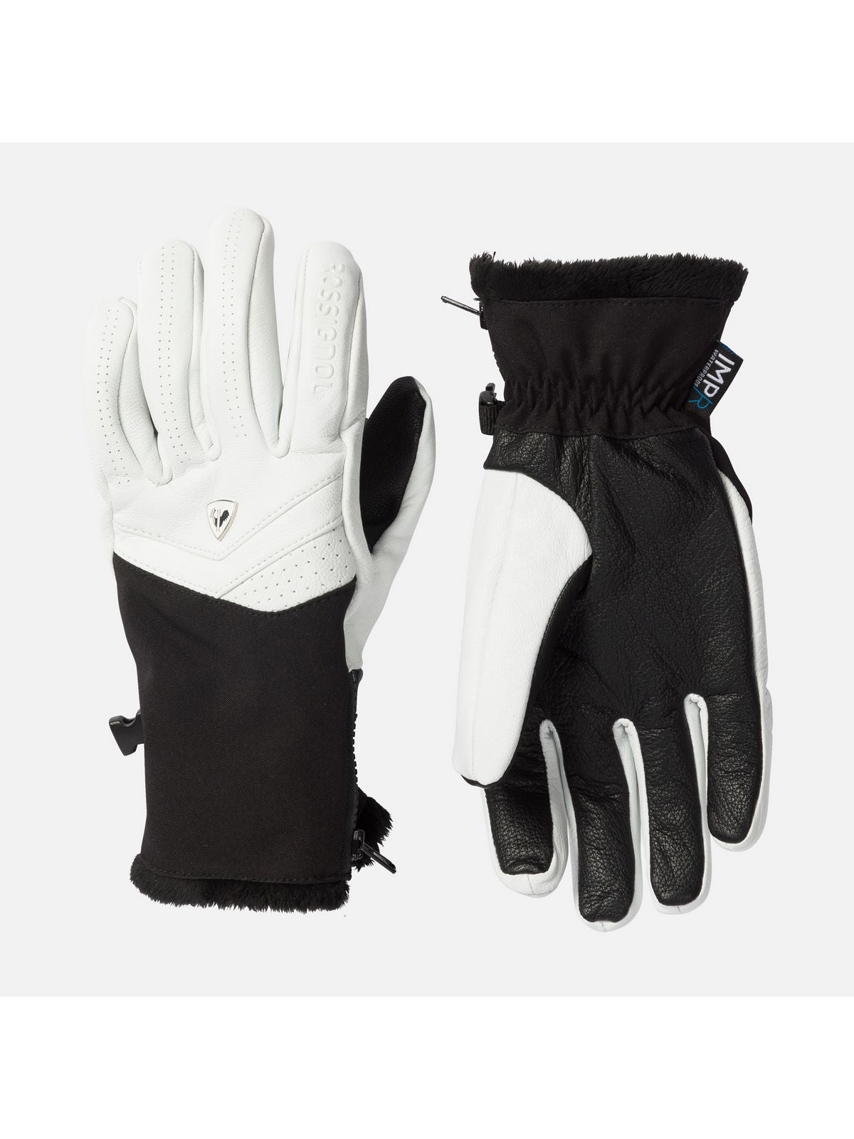 Rękawice narciarskie damskie Rossignol W Elite Lth Impr biały - Adventure Sports