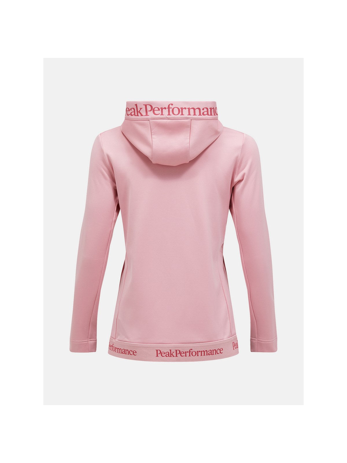 Bluza damska mid layer Peak Performance W Rider Tech Zip Hood różowy - Adventure Sports
