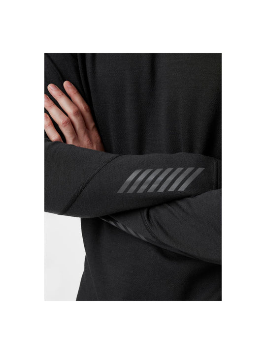 Koszulka Helly Hansen Lifa Merino Midweight Crew czarny - Adventure Sports
