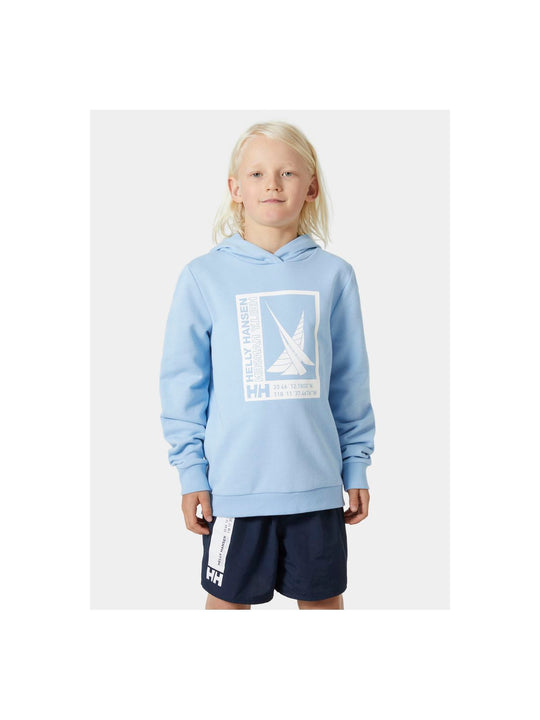 Bluza dziecięca dresowa HELLY HANSEN Jr Port Hoodie niebieski - Adventure Sports
