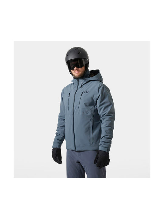 Kurtka narciarska męska HELLY HANSEN ALPHA 4.0 JACKET granatowa
