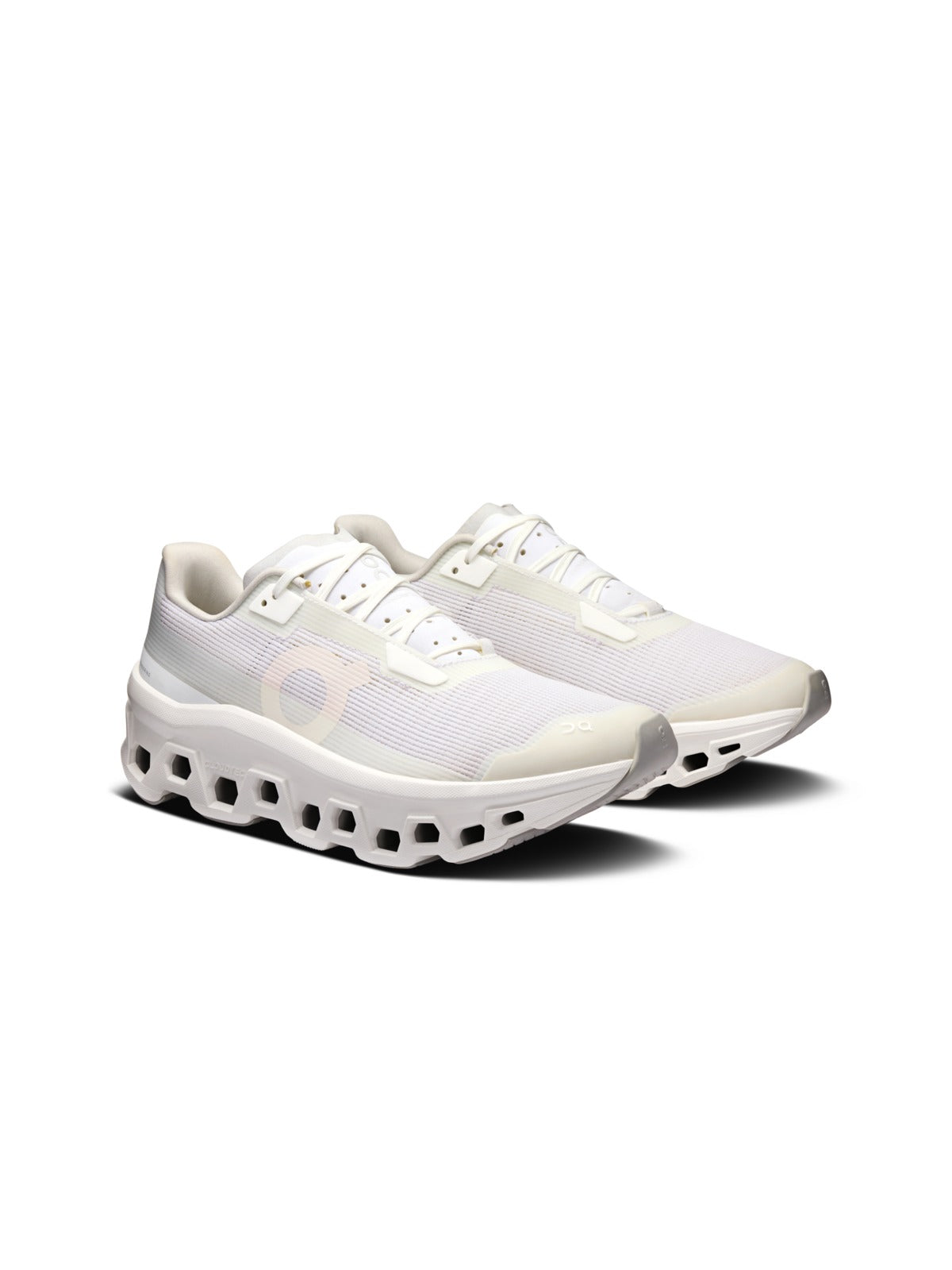 Buty do biegania damskie On Cloudmonster Void biały