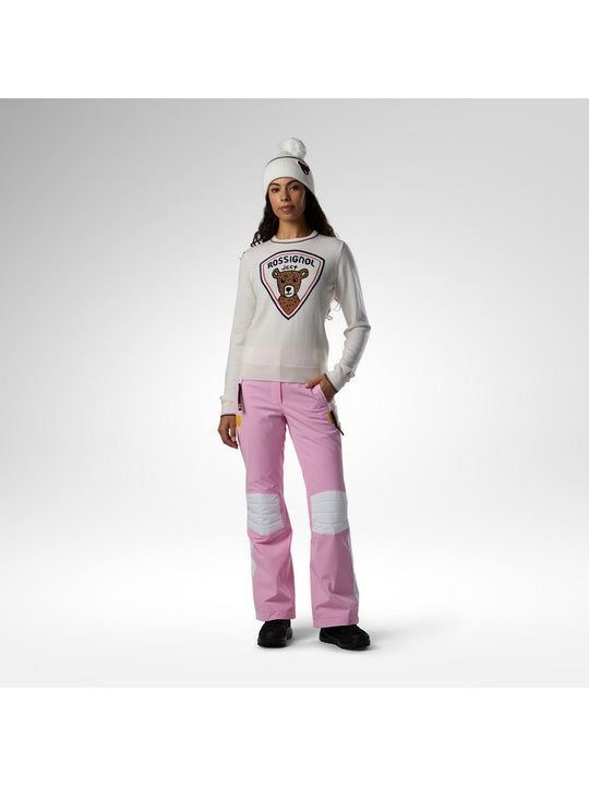 Sweter damski ROSSIGNOL W Jcc Crew Sweater białe
