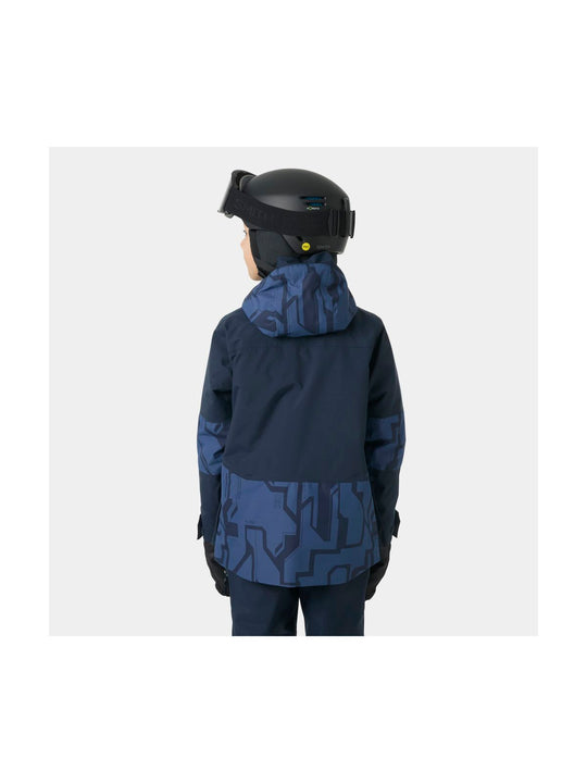 Kurtka narciarska dziecięca HELLY HANSEN JR SUMMIT 2.0 JACKET granatowa
