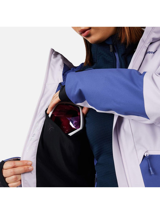 Kurtka narciarska damska ROSSIGNOL W ROCHRUN INSULATED JKT szara
