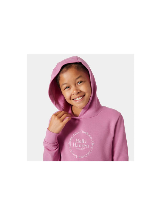 Bluza HELLY HANSEN JR HH GRAPHIC HOODIE różowy - Adventure Sports
