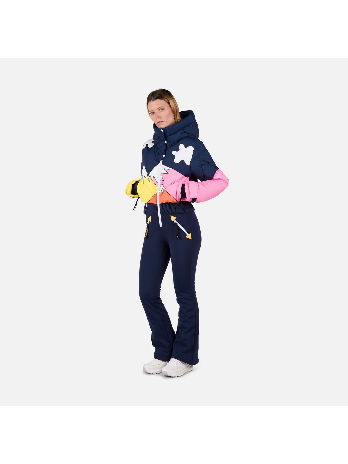 Kombinezon narciarski damski z puchem Rossignol W Sublim Down Overall niebieski - Kurtka - Adventure Sports