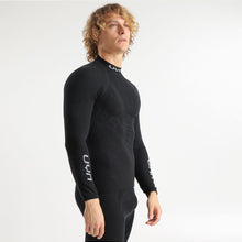 Koszulka UYN Man Elevatyon Biomorph Uw Shirt Long Sl. Turtle Neck czarny
