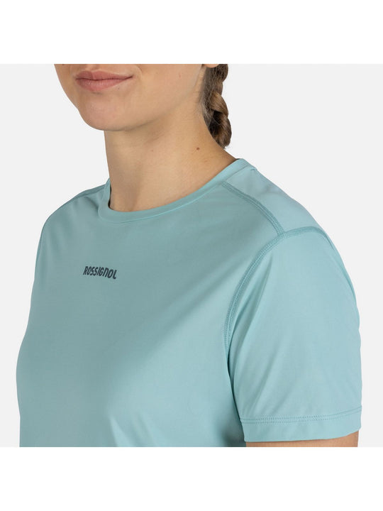 Koszulka do biegania damska ROSSIGNOL W Sidelhorn Tee niebieski - Adventure Sports
