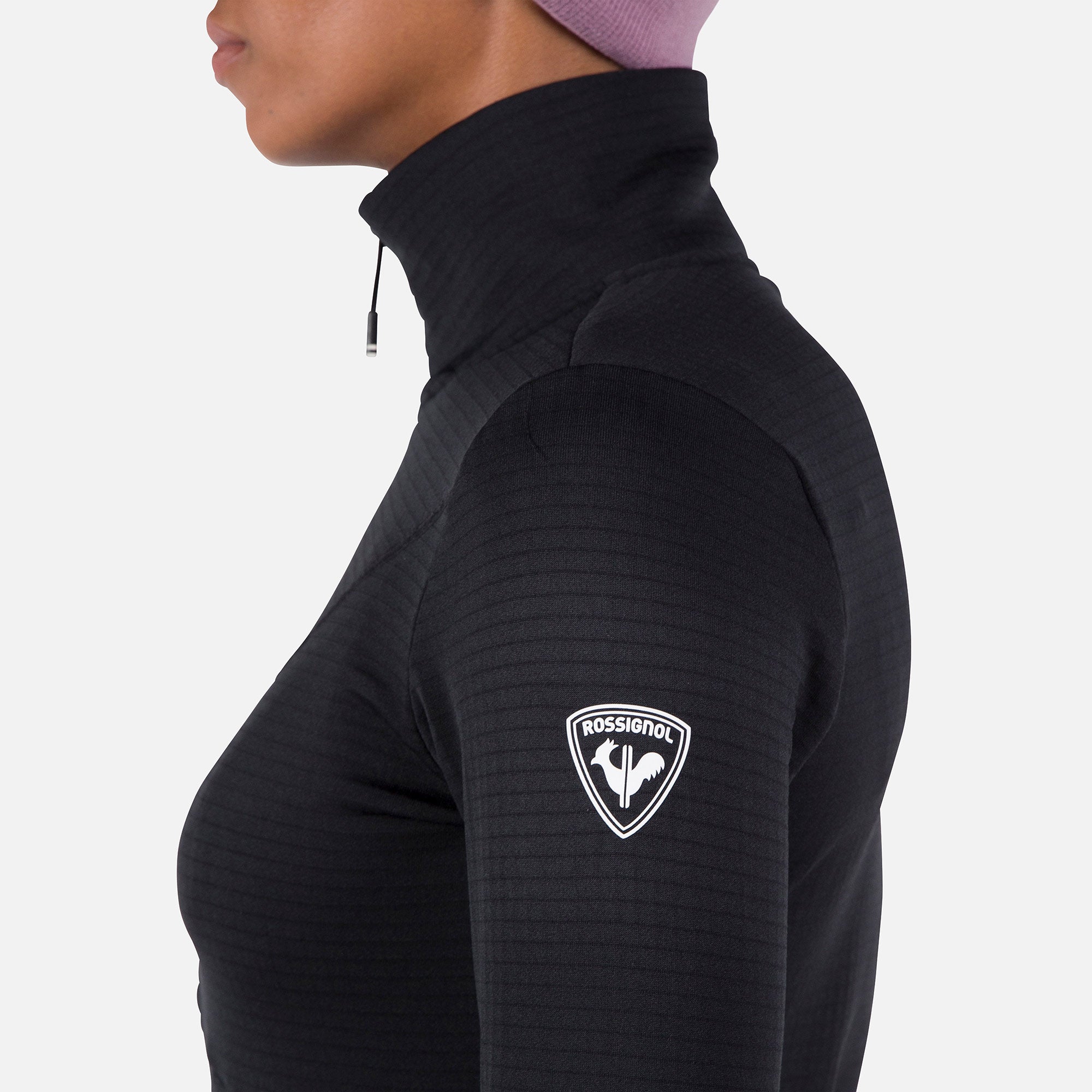 Bluza damska Rossignol W Blackside Fleece Hz czarny - Adventure Sports