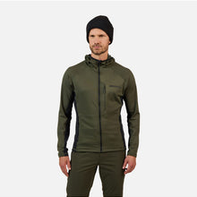 Bluza męska ROSSIGNOL BLACKSIDE MIX FZH FLEECE zielona
