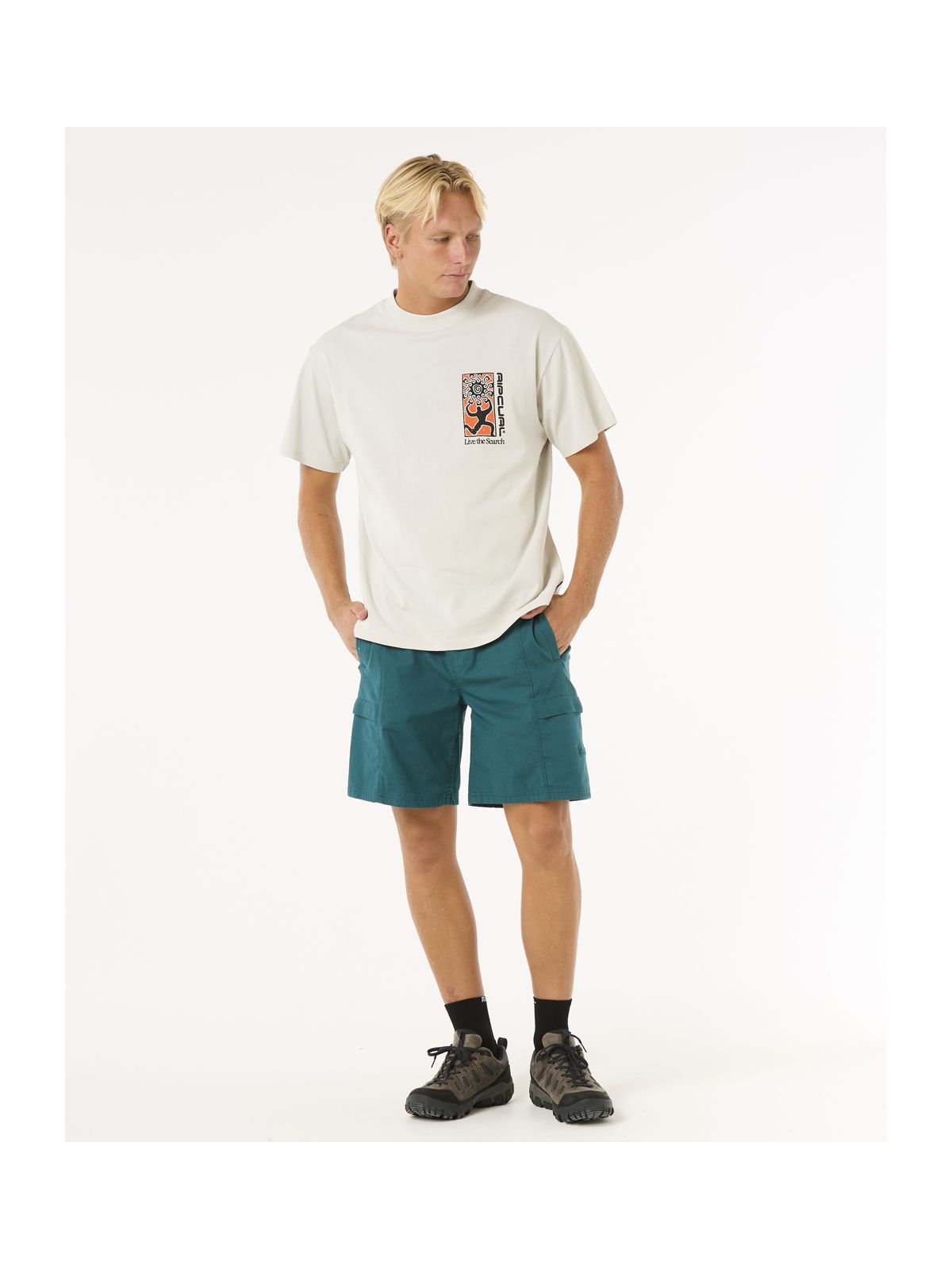 Koszulka RIP CURL Search Dawn Tee szary