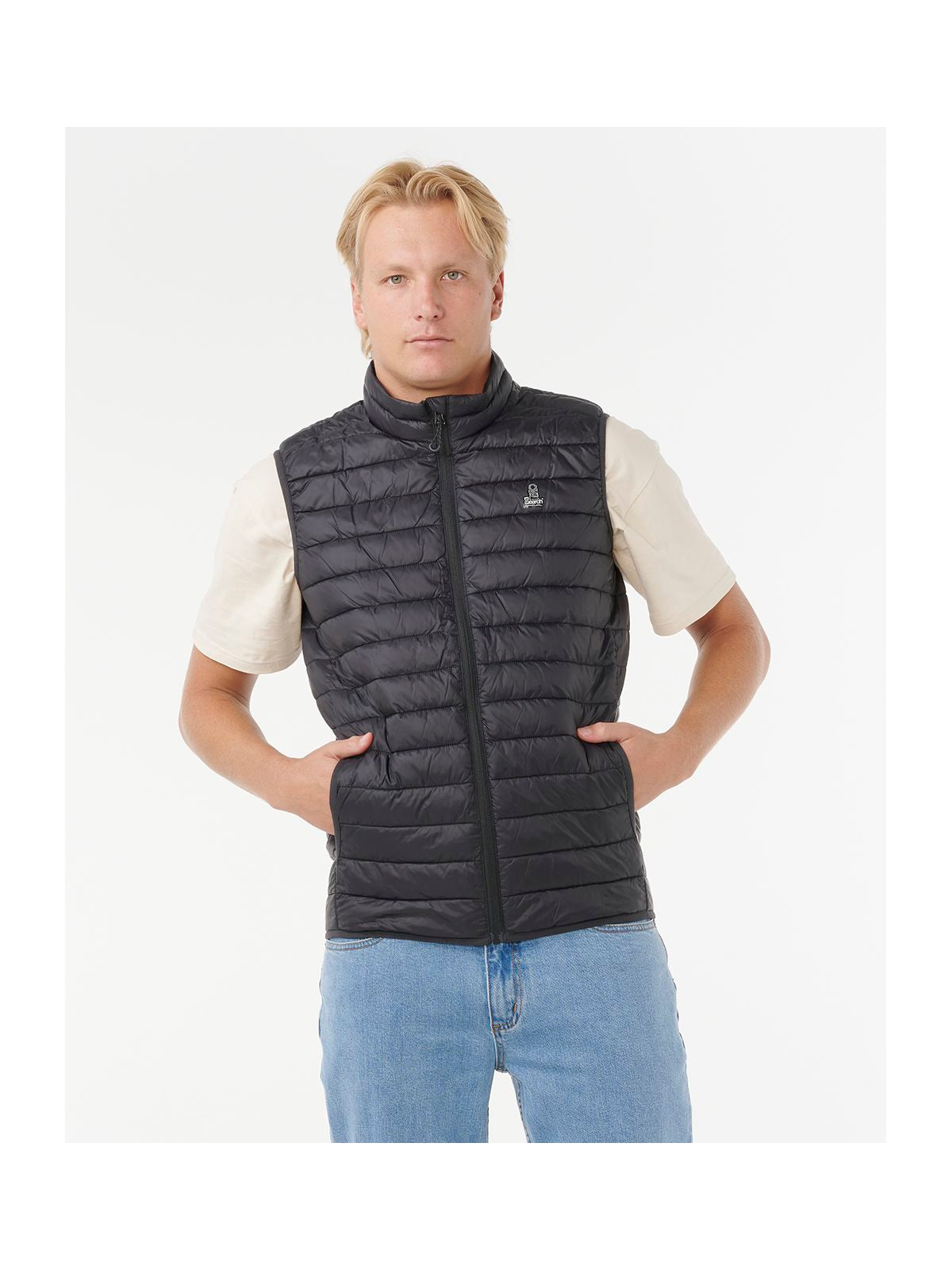 Kamizelka RIP CURL ANTI SERIES SEARCH PUFFER VST czarna