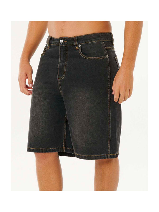 Szorty męskie RIP CURL Inner Visions Denim Walkshort czarne
