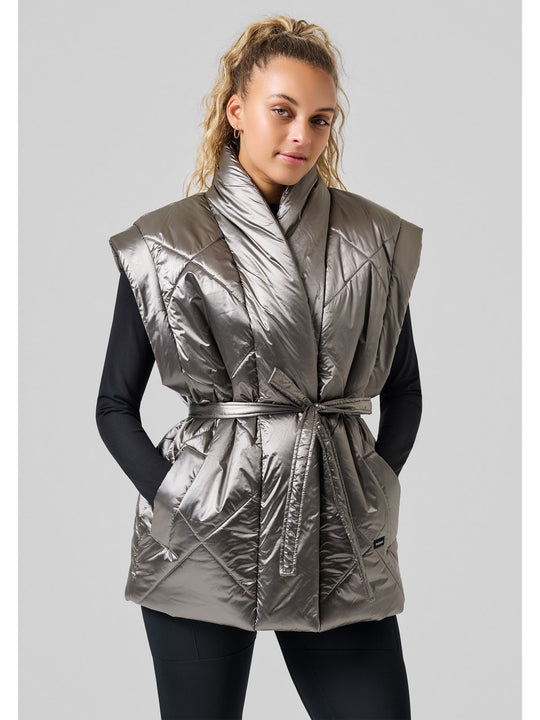 Kamizelka CASALL Mellow Wrap Quilt Vest szary - Koszulka - Adventure Sports
