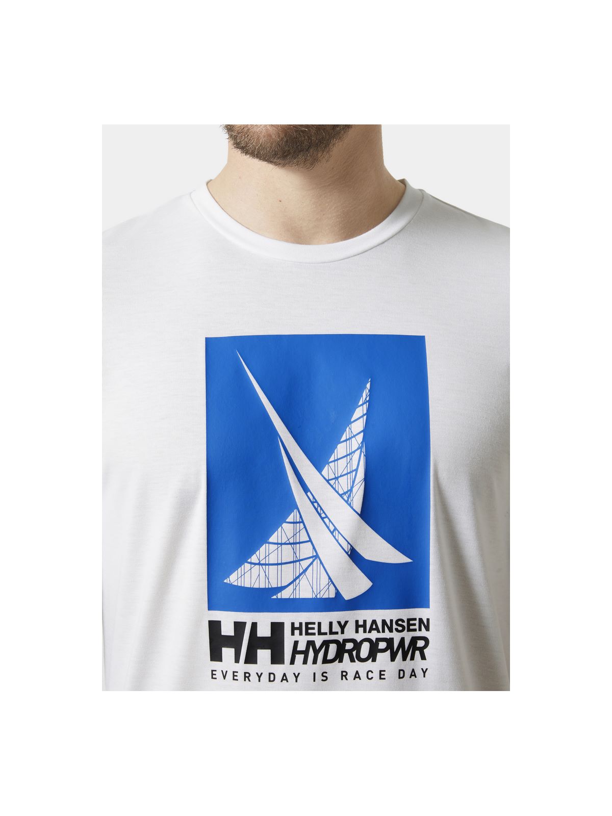 Koszulka HELLY HANSEN Hp Race Graphic T-Shirt biały - Adventure Sports