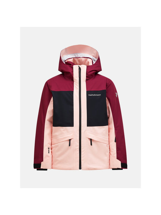 Kurtka PEAK PERFORMANCE JR Gravity Insulated Jacket bordowy
