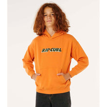 Bluza chłopięca RIP CURL Eternal Shred Logo Hood-Boy pomarańczowa
