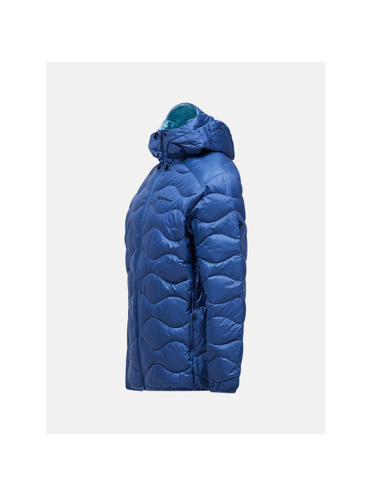 Kurtka puchowa męska PEAK PERFORMANCE Helium Down Hood Jacket niebieska
