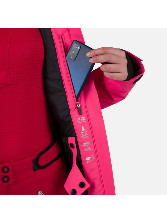 Damska kurtka narciarska Rossignol W Velika Jkt różowy - Kurtka - Adventure Sports
