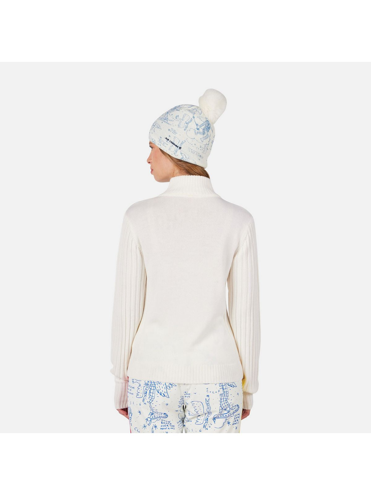 Sweter damski ROSSIGNOL W JCC MERIB HZ biały