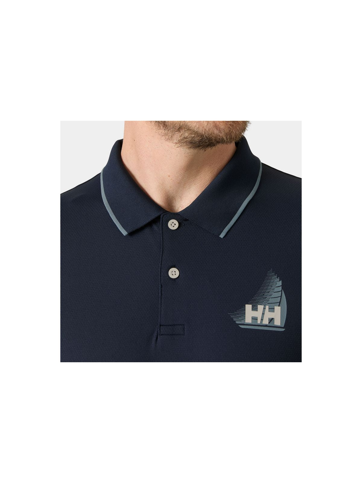 Koszulka męska HELLY HANSEN Hp Figari Polo granatowa