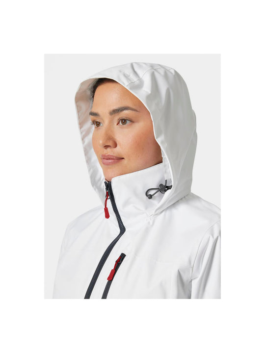 Kurtka HELLY HANSEN W Crew Hooded Jacket 2.0 biały - Adventure Sports
