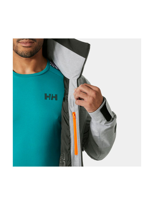 Kurtka narciarska męska HELLY HANSEN GARIBALDI 2.0 JACKET szara
