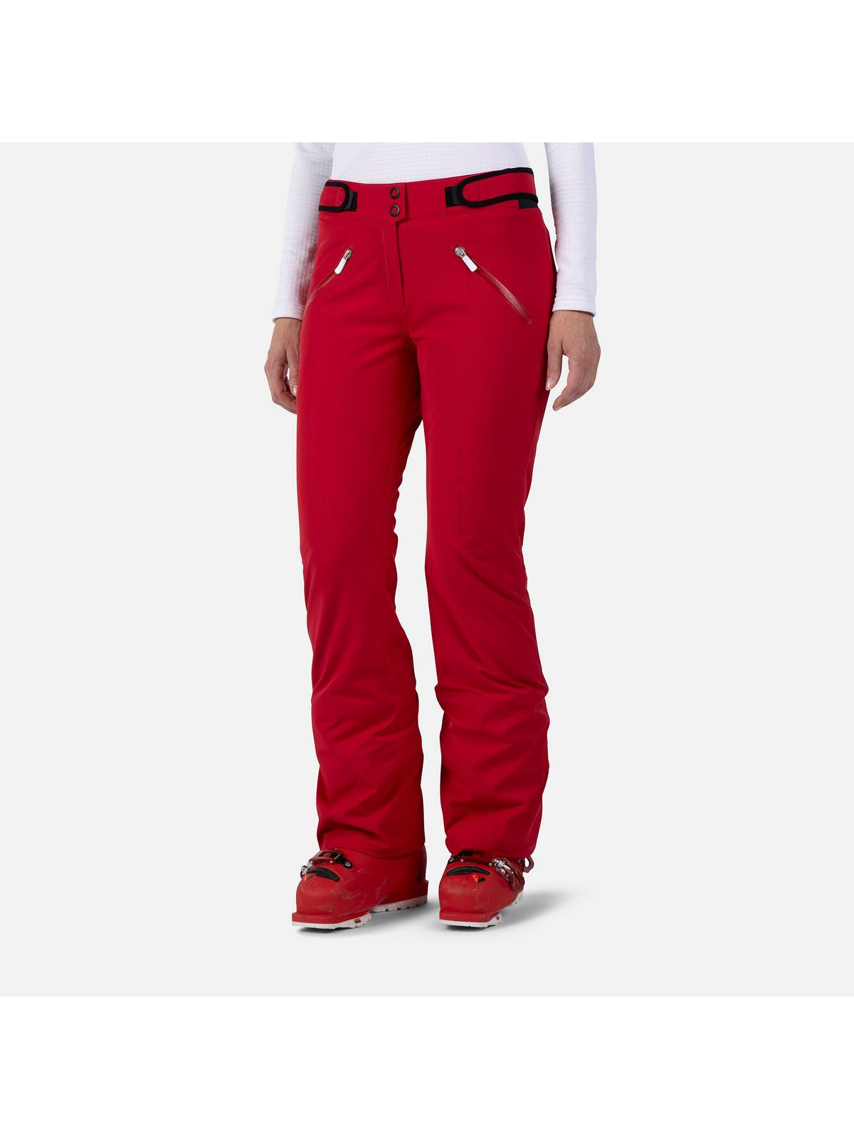 Spodnie damskie narciarskie ROSSIGNOL W Blackside Pant czerwony