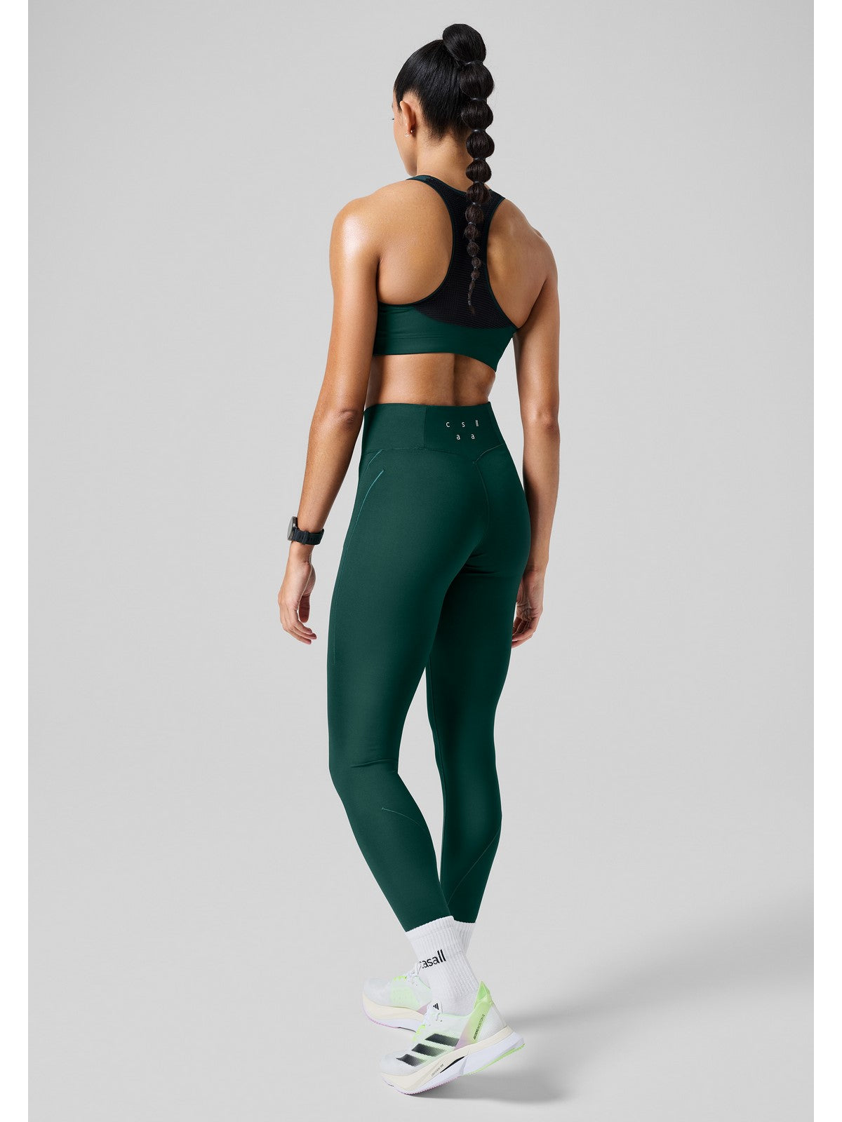 Legginsy CASALL Dynamic High Waist Tights zielony - Adventure Sports