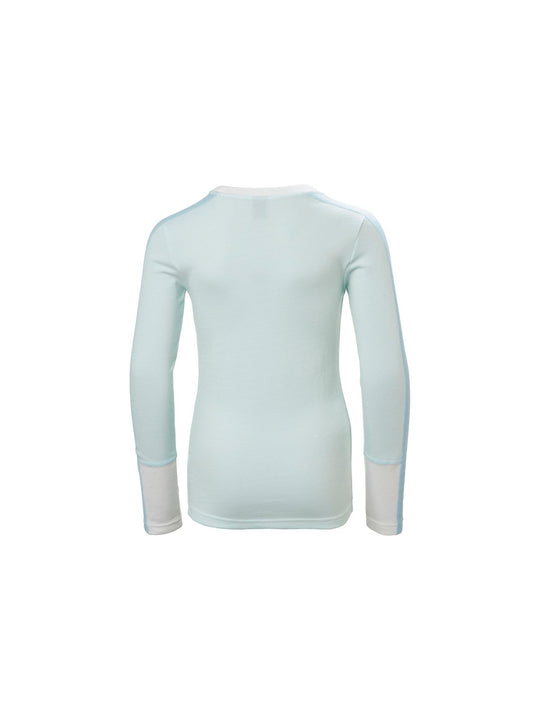 Bielizna dziecięca HELLY HANSEN Jr Lifa Merino Midweight Set kolor niebieski
