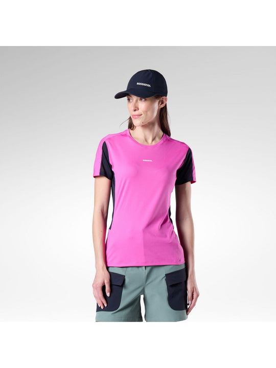 Koszulka damska ROSSIGNOL W Hiking Tee różowa
