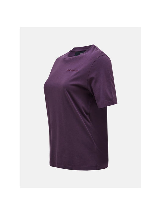 Koszulka Peak Performance W Original Small Logo Tee fioletowy - Adventure Sports
