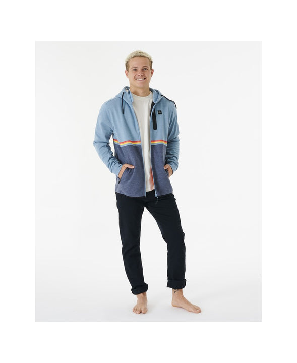 Bluza RIP CURL Anti Series Departed Zip Thr niebieski - Adventure Sports
