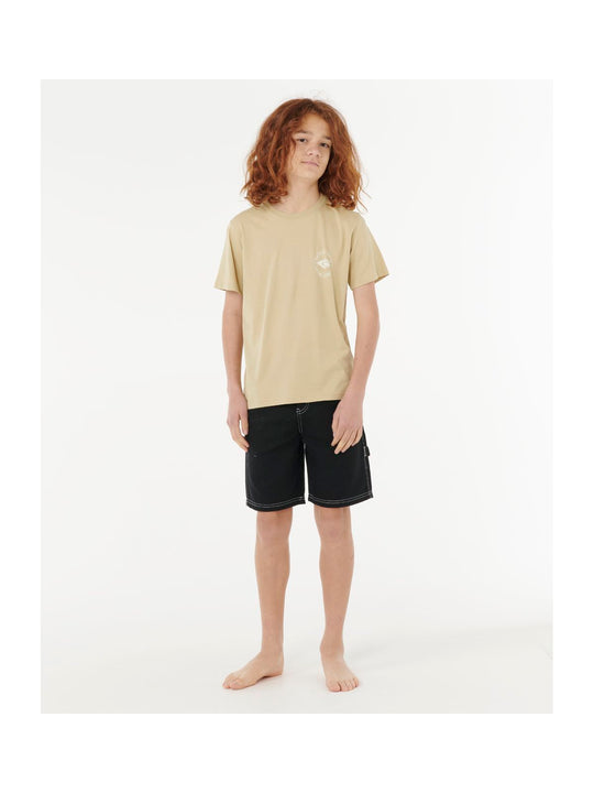 Koszulka RIP CURL STAPLER TEE - BOY zielona
